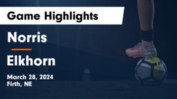 Norris  vs Elkhorn  Game Highlights - March 28, 2024