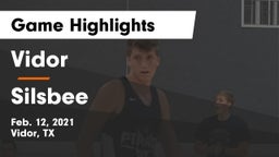 Vidor  vs Silsbee  Game Highlights - Feb. 12, 2021