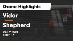 Vidor  vs Shepherd  Game Highlights - Dec. 9, 2021
