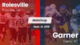 Matchup: Rolesville High vs. Garner  2018