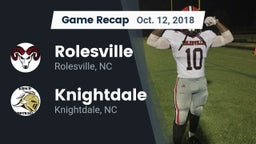 Recap: Rolesville  vs. Knightdale  2018