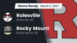Recap: Rolesville  vs. Rocky Mount  2021