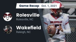 Recap: Rolesville  vs. Wakefield  2021