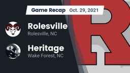 Recap: Rolesville  vs. Heritage  2021