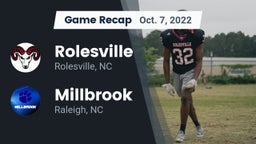 Recap: Rolesville  vs. Millbrook  2022
