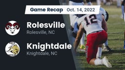 Recap: Rolesville  vs. Knightdale  2022