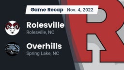 Recap: Rolesville  vs. Overhills  2022