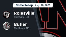 Recap: Rolesville  vs. Butler  2023