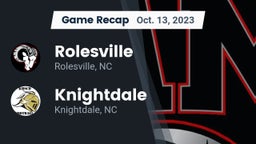 Recap: Rolesville  vs. Knightdale  2023