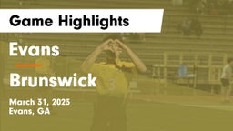 Evans  vs Brunswick  Game Highlights - March 31, 2023