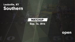 Matchup: Southern  vs. open 2016