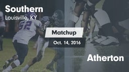 Matchup: Southern  vs. Atherton 2016