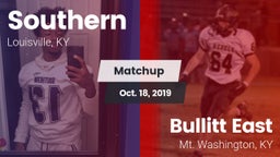 Matchup: Southern vs. Bullitt East  2019