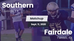 Matchup: Southern vs. Fairdale  2020