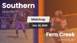 Matchup: Southern vs. Fern Creek  2020