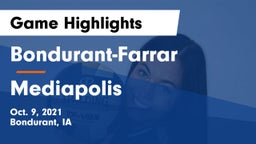 Bondurant-Farrar  vs Mediapolis  Game Highlights - Oct. 9, 2021