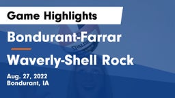 Bondurant-Farrar  vs Waverly-Shell Rock  Game Highlights - Aug. 27, 2022