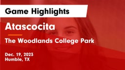 Atascocita  vs The Woodlands College Park  Game Highlights - Dec. 19, 2023