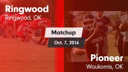 Matchup: Ringwood  vs. Pioneer  2016