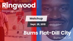 Matchup: Ringwood  vs. Burns Flat-Dill City  2018