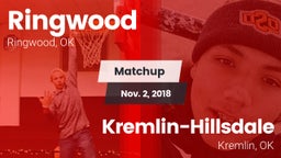 Matchup: Ringwood  vs. Kremlin-Hillsdale  2018
