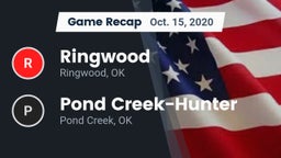 Recap: Ringwood  vs. Pond Creek-Hunter  2020