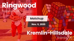 Matchup: Ringwood  vs. Kremlin-Hillsdale  2020