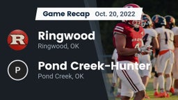 Recap: Ringwood  vs. Pond Creek-Hunter  2022