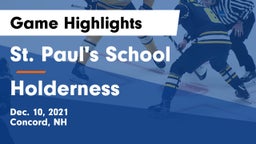 St. Paul's School vs Holderness  Game Highlights - Dec. 10, 2021