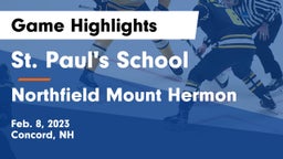 St. Paul's School vs Northfield Mount Hermon  Game Highlights - Feb. 8, 2023