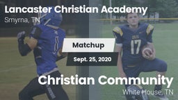 Matchup: Lancaster Christian vs. Christian Community  2020
