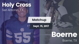 Matchup: Holy Cross High vs. Boerne  2017