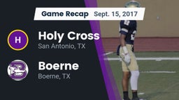 Recap: Holy Cross  vs. Boerne  2017