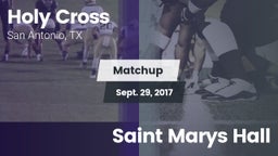 Matchup: Holy Cross High vs. Saint Marys Hall 2017