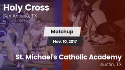 Matchup: Holy Cross High vs. St. Michael's Catholic Academy 2017