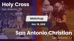 Matchup: Holy Cross High vs. San Antonio Christian  2018
