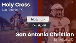 Matchup: Holy Cross High vs. San Antonio Christian  2019