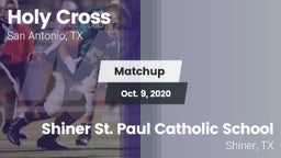 Matchup: Holy Cross High vs. Shiner St. Paul Catholic School 2020