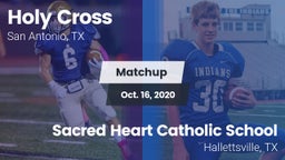 Matchup: Holy Cross High vs. Sacred Heart Catholic School 2020