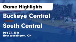 Buckeye Central  vs South Central  Game Highlights - Dec 03, 2016