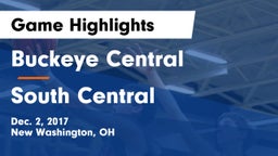 Buckeye Central  vs South Central  Game Highlights - Dec. 2, 2017