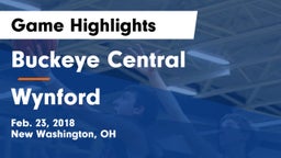 Buckeye Central  vs Wynford  Game Highlights - Feb. 23, 2018
