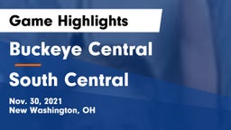 Buckeye Central  vs South Central  Game Highlights - Nov. 30, 2021