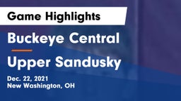 Buckeye Central  vs Upper Sandusky  Game Highlights - Dec. 22, 2021