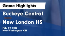 Buckeye Central  vs New London HS Game Highlights - Feb. 22, 2022