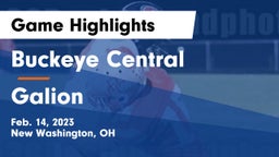 Buckeye Central  vs Galion  Game Highlights - Feb. 14, 2023