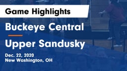 Buckeye Central  vs Upper Sandusky  Game Highlights - Dec. 22, 2020