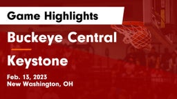 Buckeye Central  vs Keystone  Game Highlights - Feb. 13, 2023