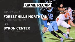 Recap: Forest Hills Northern  vs. Byron Center  2015