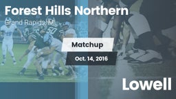 Matchup: Forest Hills Norther vs. Lowell 2016